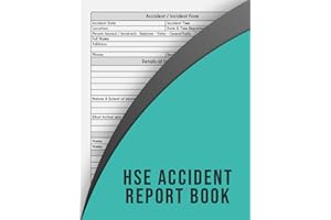 HSE Accident Report Book: Accident & Incident Log Book | Perfect for Construction site, Business, Store, Company, Shop, Restaurant, Hotel, Home | ... | 110 Page, Size A4 (21.59cm x 27.94cm)