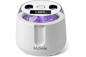 MySmile MS208 Ultraljudstvätt för Bettskenor med UV och Digital Timer