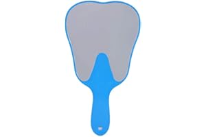 ANGEL CITIZ Miroir dentaire dentaire, miroir dentaire, 9,8 * 5,1 pouces sans odeur durable de l'environnement durable pour observer la maison(blue)