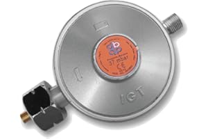 ARBEITSBEDARF24 37 mbar Gasregler Gasdruckregler, Druckminderer Gas Druckregler Popan Butan