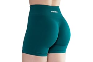 AUROLA Workout Shorts Damen Pantalones Cortos de Yoga (Pack de 10) para Mujer