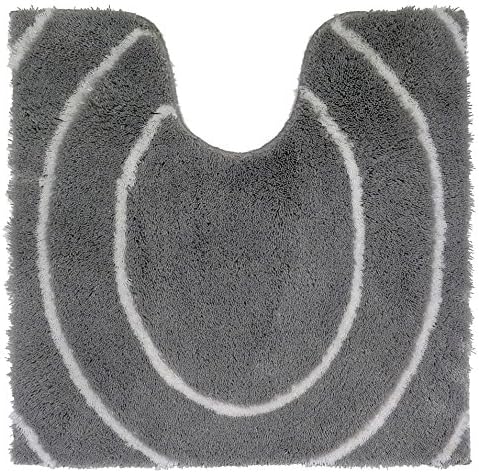 Aqua Azzura Circle WC Toilet Surround Acrylic 60 x 60 cm charcoal, Acrylic, gray, 60x60 cm