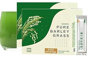 AEMMBON Naveta Barley Grass Powder 100% Pure & Organic, Naveta Barley Grass Powder Organic, Naveta Barley Powder (2 Box/40 Bag)