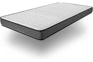 COSMOS - Matelas 90x190 cm -Alpha Promo - Mousse mémoire de Forme + Blue Latex - Confort Équilibré - 7 Zones de Couchage - Réversible - Hypoallergénique - Durable - Très Respirant