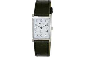 Ravel - Unisex Traditional Rectangular Watch with Clear Numeral Dial