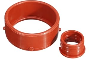 TUOSERVO Red Turbo & Breather Intake Seal Kit For Mercedes-Benz OM642#A6420940080#A6420940580 2pcs