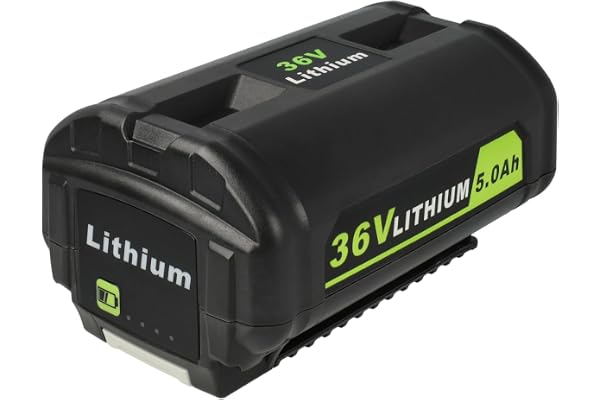 vhbw 1x batteri kompatibel med Ryobi RBV36B, RCS36, RCS36X3550HI, RHT36C5525, RBC36X26B, RBL36B, RBL36JB verktyg (5000 mAh, Li-Ion, 36 V)