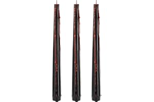 PartyDeco® SWIE2 blodljus 20,4 cm vax – uppsättning med 3 blödande ljus – festdekoration för halloweenfest kostym fest läskig