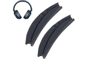 TOSUNY Zapasowa Poduszka na Pałąk do Słuchawek WH-XB910N, Nakładka na Pałąk ze Skóry Proteinowej, część Naprawcza Poduszki na głowę Zestawu Słuchawkowego (czarna)