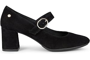 miMaO. Merceditas de Piel para Mujer con Plantilla de Gel. Hecho en España