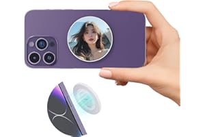 VRIG Magnetischer Selfie-Spiegel für Rückkamera, schmaler Handyspiegel für Magsafe, kompatibel mit iPhone 15, 14, 13, 12 Pro Max Plus, Mag-Safe-Hülle und allen Handys für Selfies & Vlogging &