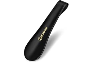ZOMAKE Shoe Horn Plastic,7.5inch Shoehorns Small Short,Mini portable Travel Shoehorn for Women Men Kids Seniors Elderly