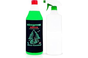 INNOVAREX Nicegreen Ultra + Difusor De REGALO - limpia cristales - limpiador de tapicerias - limpia frenos - limpieza de coche - limpia salpicaderos coche