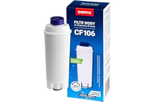 COFFIX Filtr wody do ekspresów do kawy DeLonghi - Kompatybilny z modelami m.in. Dinamica, Magnifica S, PimaDonna, Autentica, Capuccino Smart, Evo - Wkład filtrujący chroniący przed kamieniem