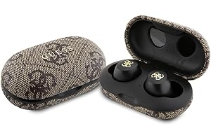 CG MOBILE Auriculares Guess TWS - ENC 4G - con Estuche de Carga - (Marrón)