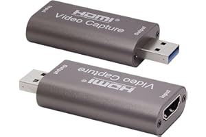 CZDTQ Video Capture Card,Hdmi Video Capture Device,Usb Capture Card,Full Hd Audio Video Capture Device,Record Video Audio Grabber For Capture 1080p 60fps Content,For Live Broadcasts,Conference Rooms