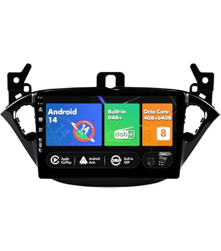 Autoradio Android 9" Per Opel Corsa E/Adam - 8 Core, 4+64GB, Wireless CarPlay/Android Auto, Telecamera Posteriore - Foto 8