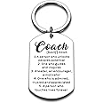 Gifts for Coach Soccer Football Coach Gifts Keychain Thank You Gifts for Runner Baseball Softball Volleyball Coaches Gifts Gym Sports Cross Country Running Gifts Birthday Christmas Stocking Stuffer