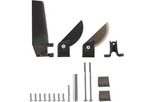 cersalt Parti del timone di Coda per FT012, Parti del timone di Coda dello sterzo, plastica + Metallo per FT012 Parti di Barche Giocattolo Senza spazzole RC Timone RC