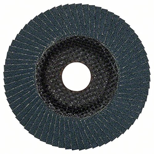 Bosch DIY Fächerschleifscheibe (für Winkelschleifer verschiedene Materialien, gerade Ausführung, Ø 115 mm, Körnung 80, frustfreie Verpackung) - 2