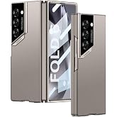 Galaxy Z Fold 6 Kılıf Ultra İnce Kamera Korumalı Sert Rubber Zore 3. Seri Procase Kapak-Titanyum-Gri