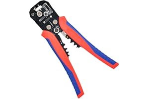 IWISS iCrimp Wire Stripping and Crimping Tool, 3-in-1 Wire Stripper Cutter Crimper with ProTouch Grips, Ideal for Electrical Cables Terminals and Automotive Wiring