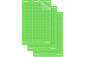 DOOHALO Cutting Mat Compatible with Cricut Joy Xtra 8.5" x 12"Standard Grip Cutting Mats,Non-Slip Adhesive Sticky Vinyl Cutting Mats,Replacement Accessories