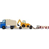 melissa and doug trailer and excavator