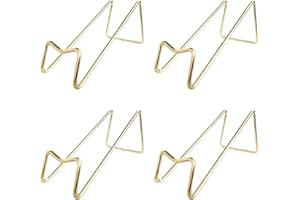 Carpango Lot de 4 supports en métal pour bouteilles de vin (C)