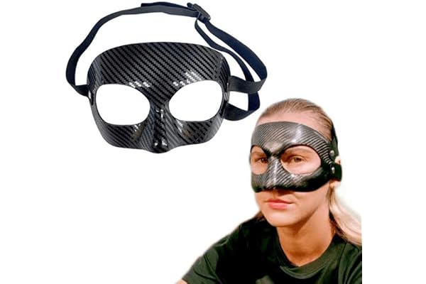 Ericetion Protège-Nez pour protéger Le Nez fracturé - Protège-Visage réglable, Protection Contre Les blessures causées par Les impacts au Nez et au Visage Lors des Sports, du Football, du Basket-Ball