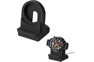 kwmobile Bezprzewodowa stacja ładująca kompatybilna z Huawei Watch 3/3 Pro / Watch GT3 / GT2 Pro / GT2 ECG/GT Runner, uchwyt do ładowarki do smartwatcha, uchwyt trackera fitness, kolor czarny