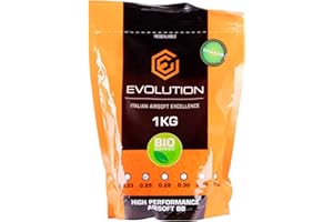 GSG Evolution 6mm Bio Tracer Airsoft Kugeln 4000 Stück 0,25g - Softairkugeln, BBs, Munition für Waffe, Pistole, Gewehr