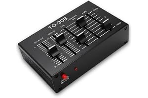 EQ Equalizer Stereo Preamp, med 3 Bandbalansjustering, Volymkontroll, HIFI NE5532 -krets, för Elektronik, Högtalare