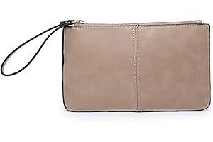 Craze London Womens Faux Leather Small Clutch Bag with Wristlet Strap