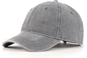 Zylioo XL/XXL Vintage Basecap Kappe Für Großen Kopf Pigment Baseballkappe Washed Cotton Used Look Baseball Cap Waschbare Cappy