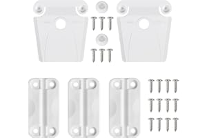 HQAPR Coolers Plastic Hinges and Plastic Latch Replacement Set, Cooler Replacement Parts for Igloo Cooler, Igloo Hinges and latches Replacement