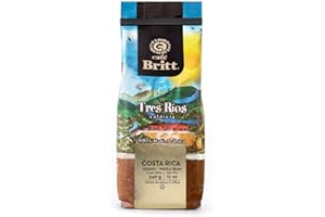 Cafe Britt Costa Rica Tres Ríos Valdivia Arabica cała kawa ziarna, opakowanie 340 g