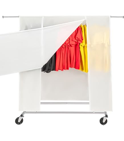 Clear Dustproof Waterproof Zip Clothes Rail Cover ... – Grandado