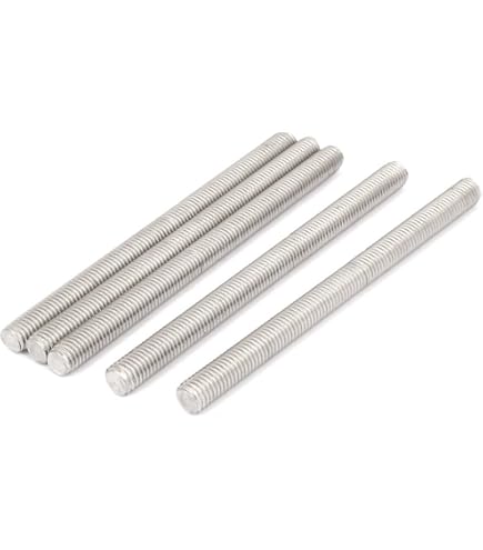 sourcing map 4 stuks volledige schroefdraadstang M8 x 150 mm 304