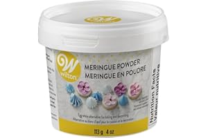 Wilton Meringue Powder 120g: Excellent Egg White Substitute For Perfect Meringues, Fluffy Meringue Cookies and Glossy Royal Icing