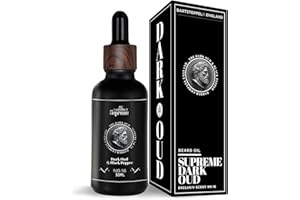 Bartöl Oud - Profumo da uomo, contro la forfora, legno speziato, legno d'aquila, profumo foresta, Bartstoppel© Japan per la cura della barba