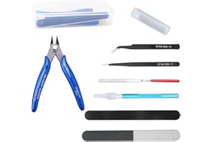 WiMas 9PCS Kit di Strumenti Modello Gundam Kit, di Costruzione Hobby per Edificio di Base per la Riparazione e Il Fissaggio di Modelli