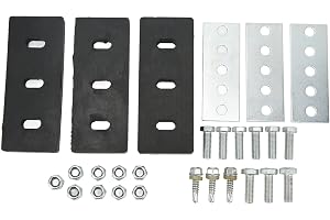 Snow Blower Impeller Kit 3/8in HD 3 Universal Modifierar 2 -stegsmaskin med Förstärkta Gummilister för Att Eliminera Igensatt Chutesyndrom