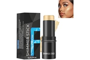 HOUSN Highlight Blush Stick, Flüssige Highlight Blush Stick Contouring Concealer Stick, Langanhaltender, wasserfester, natürlicher, glatter Rouge-Cremestift für Wangen, Augen und Lippen (#02)