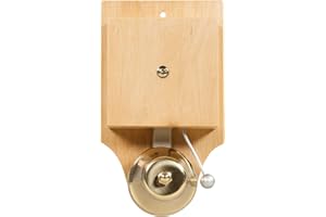 ZAMEL SUNDI Türklingel Klingel Haustür Türgong Elektromechanisch Retro Kunststoff Metall 230V AC DNS-971 Hellbraun