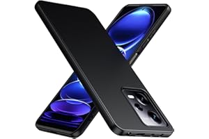 TesRank Funda Xiaomi Redmi Note 12 Pro 5G/Poco X5 Pro 5G, Carcasa TPU Suave Fundas para Xiaomi Poco X5 Pro 5G Flexible [Resistente a arañazos] [Ultrafina Ligero]-Negro