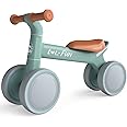 LOL-FUN Baby Balance Bike 1 Year Old, Baby First Bike for One Year Old Boys and Girls, Toddler Trike Bicycle for 12-18 Months Baby Walker 4 Wheels