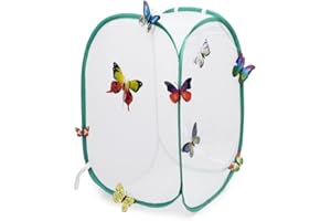 Hyindoor Insectes et Papillon Cage Mesh Habitat Terrarium Jeux d'Exploration