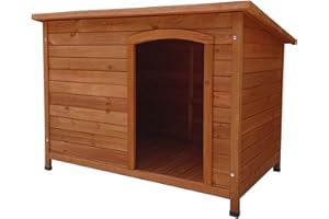 Gardiun Caseta de Perro Pequeño Sugar 85x58x58 cm con Tejado a 1 Agua y Cubierta Asfáltica