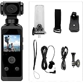 ROBEVE 4K Ultra HD Aksiyon Kamerası &ndash; 270&deg; Geniş A&ccedil;ı - D&ouml;ner Klips - Su Ge&ccedil;irmez Kılıf - WiFi Kamera - Dahili Mikrofon - Dahi